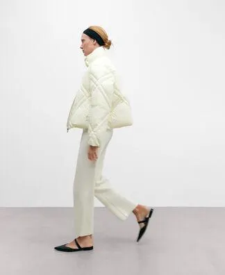 Oversize padded jacket for woman