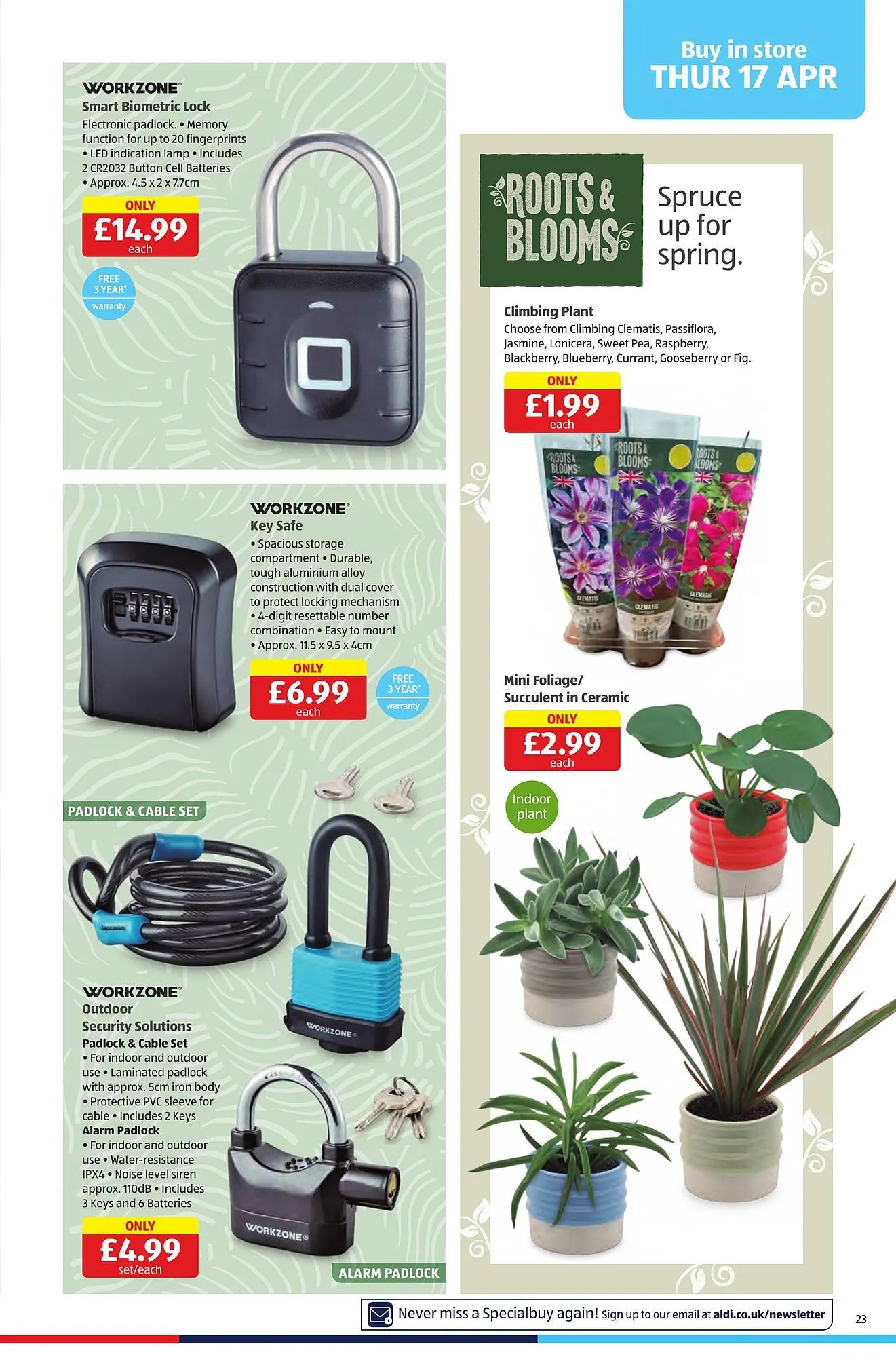 Aldi leaflet from 14 April to 17 April 2025 - Catalogue Page 23