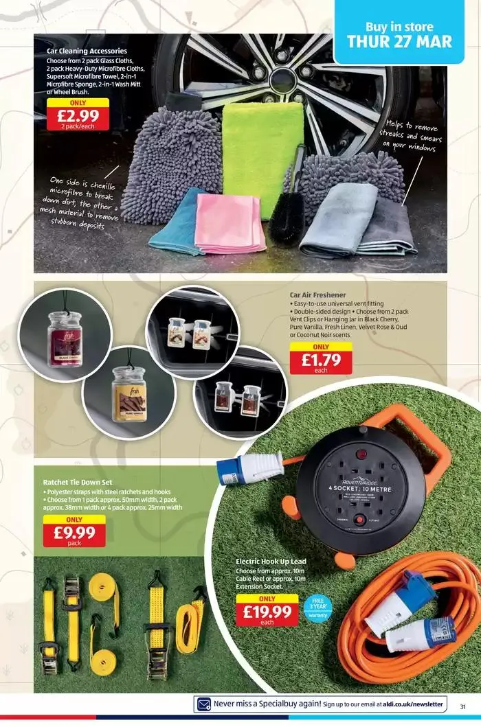Aldi weekly offers from 27 March to 30 March 2025 - Catalogue Page 31