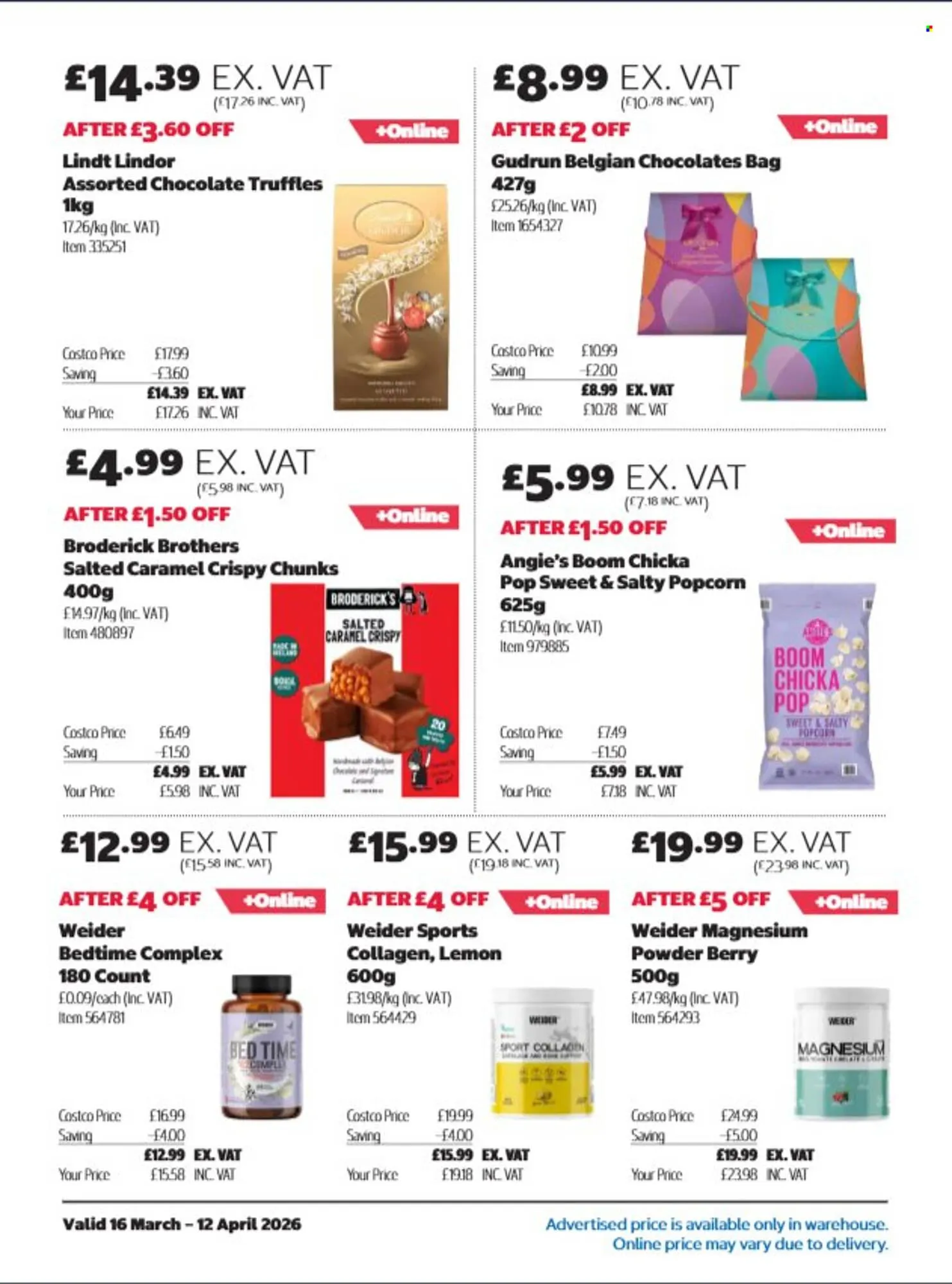 Costco leaflet from 16 March to 12 April 2026 - Catalogue Page 14