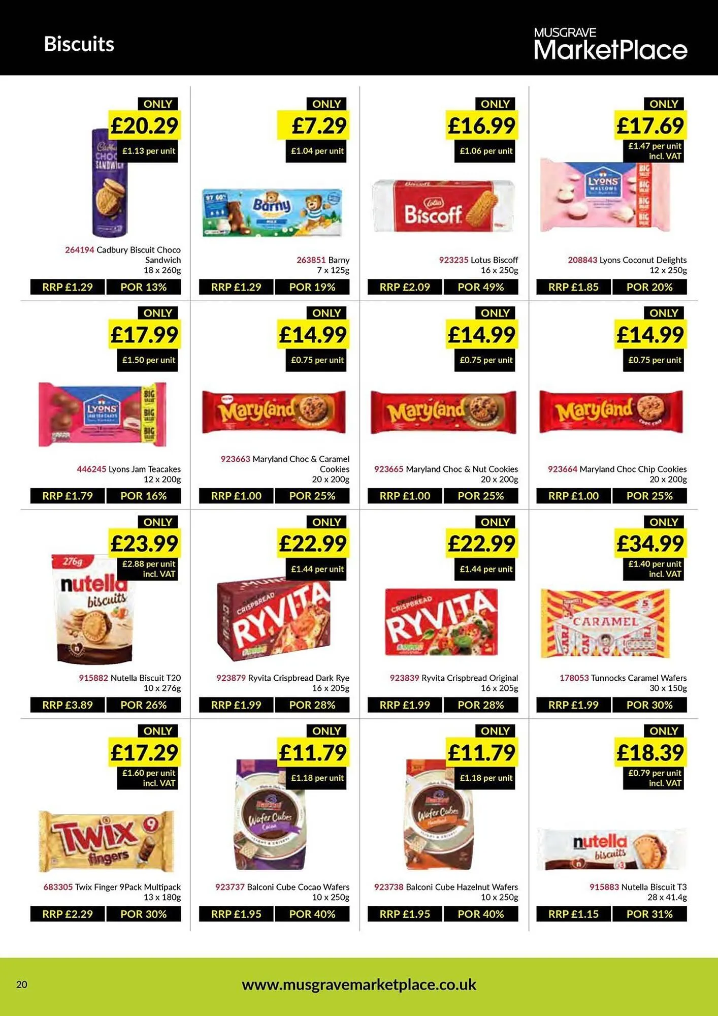 Musgrave MarketPlace leaflet from 27 October to 16 November 2025 - Catalogue Page 20