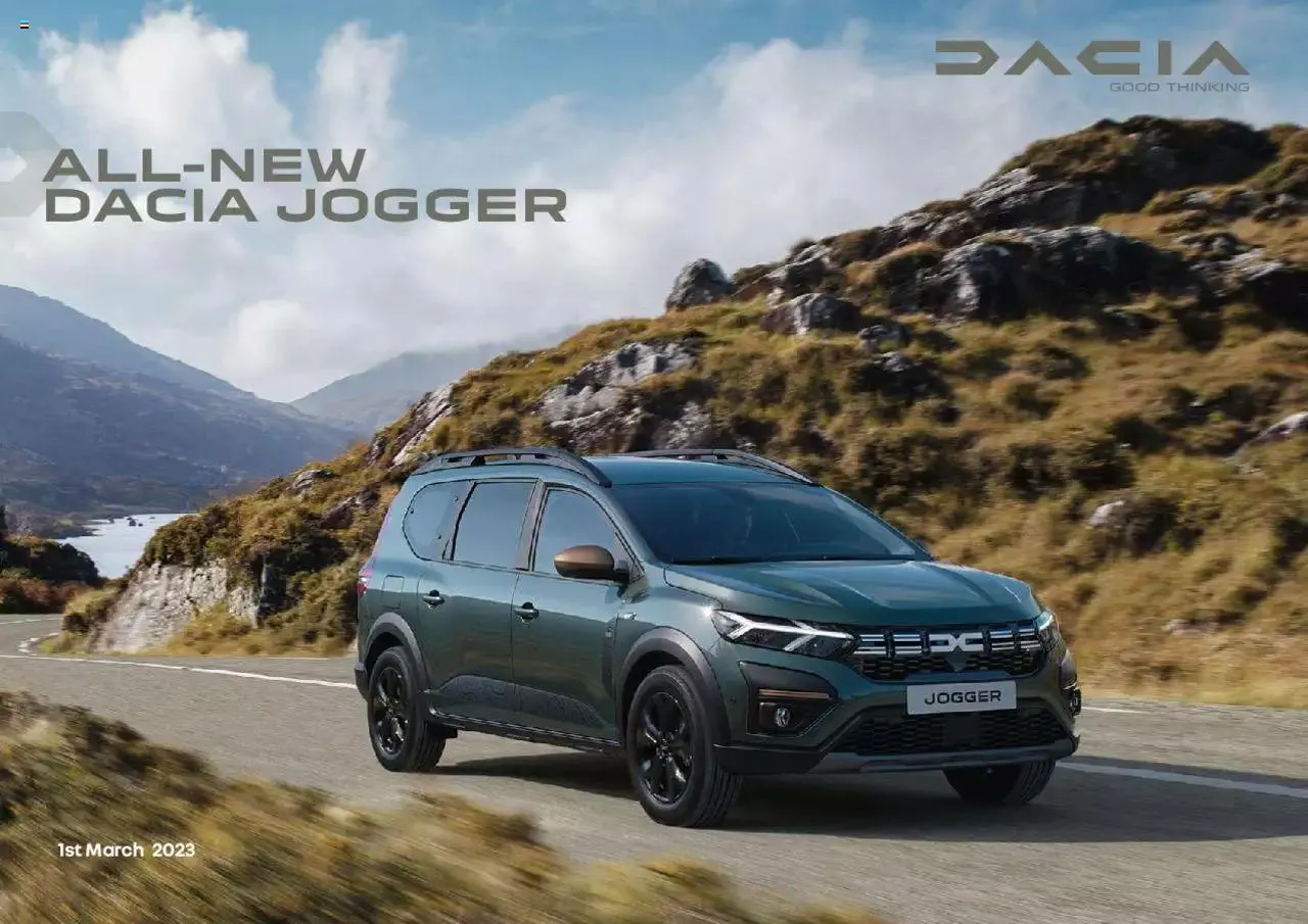 Dacia All-New Jogger from 1 April to 31 December 2023 - Catalogue Page 1
