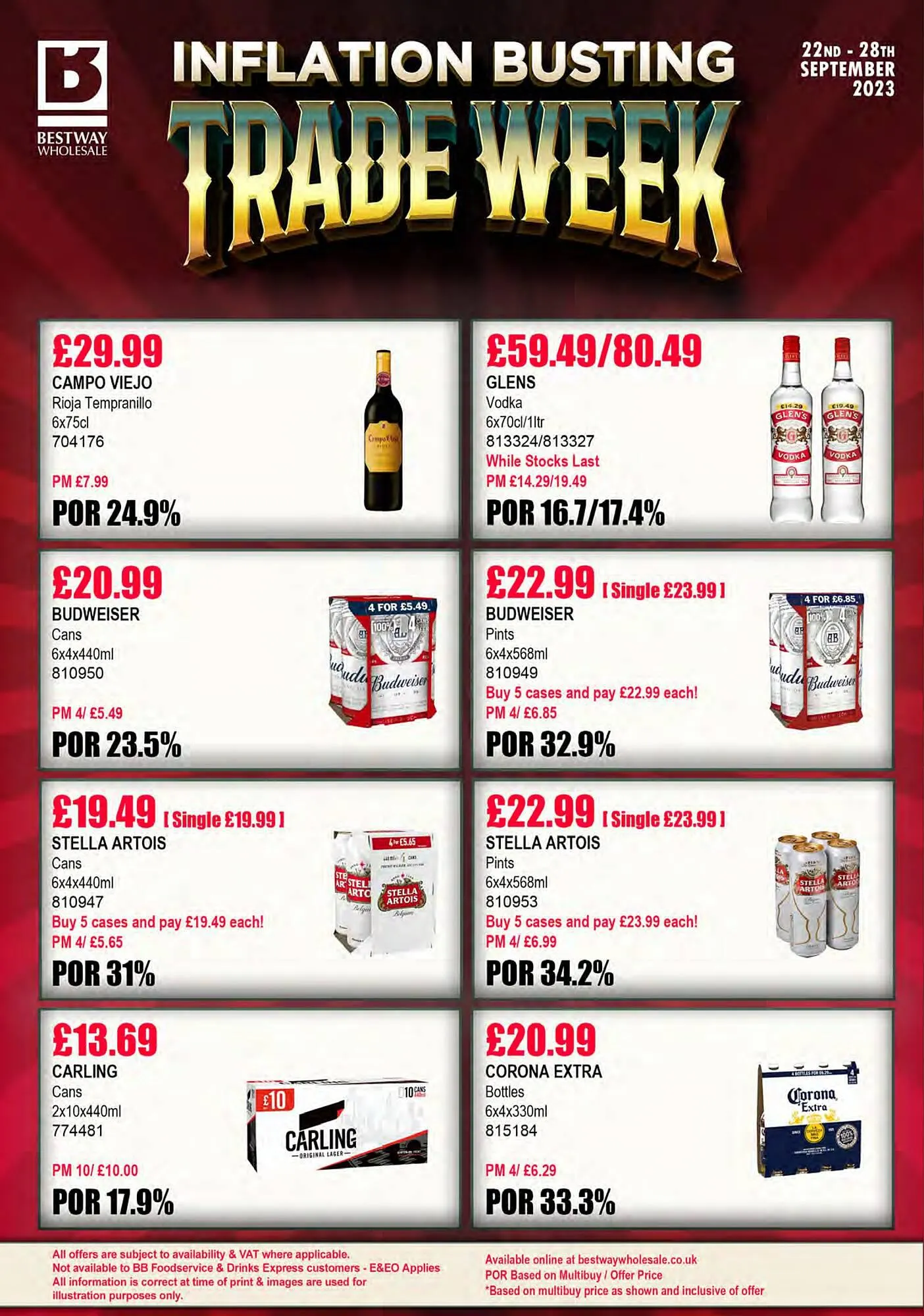 Bestway Weekly Offers from 22 September to 28 September 2023 - Catalogue Page 1