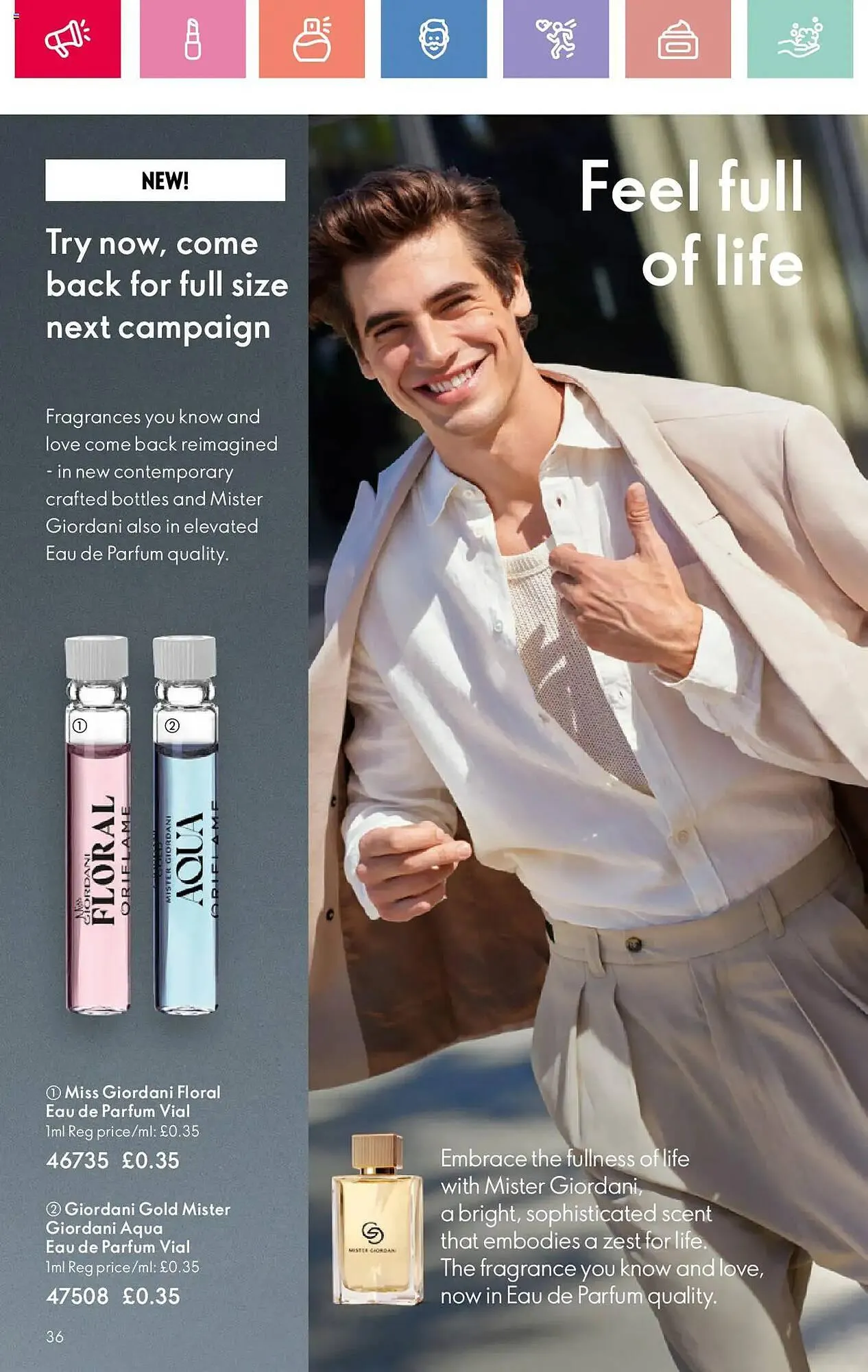 Oriflame leaflet from 13 February to 5 March 2025 - Catalogue Page 36