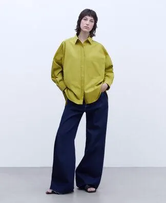 Oversize shirt in cotton