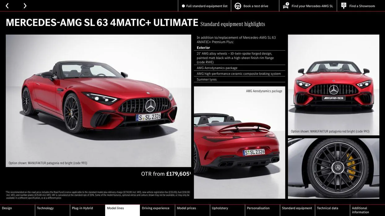 Mercedes-AMG SL from 10 August to 10 August 2025 - Catalogue Page 38