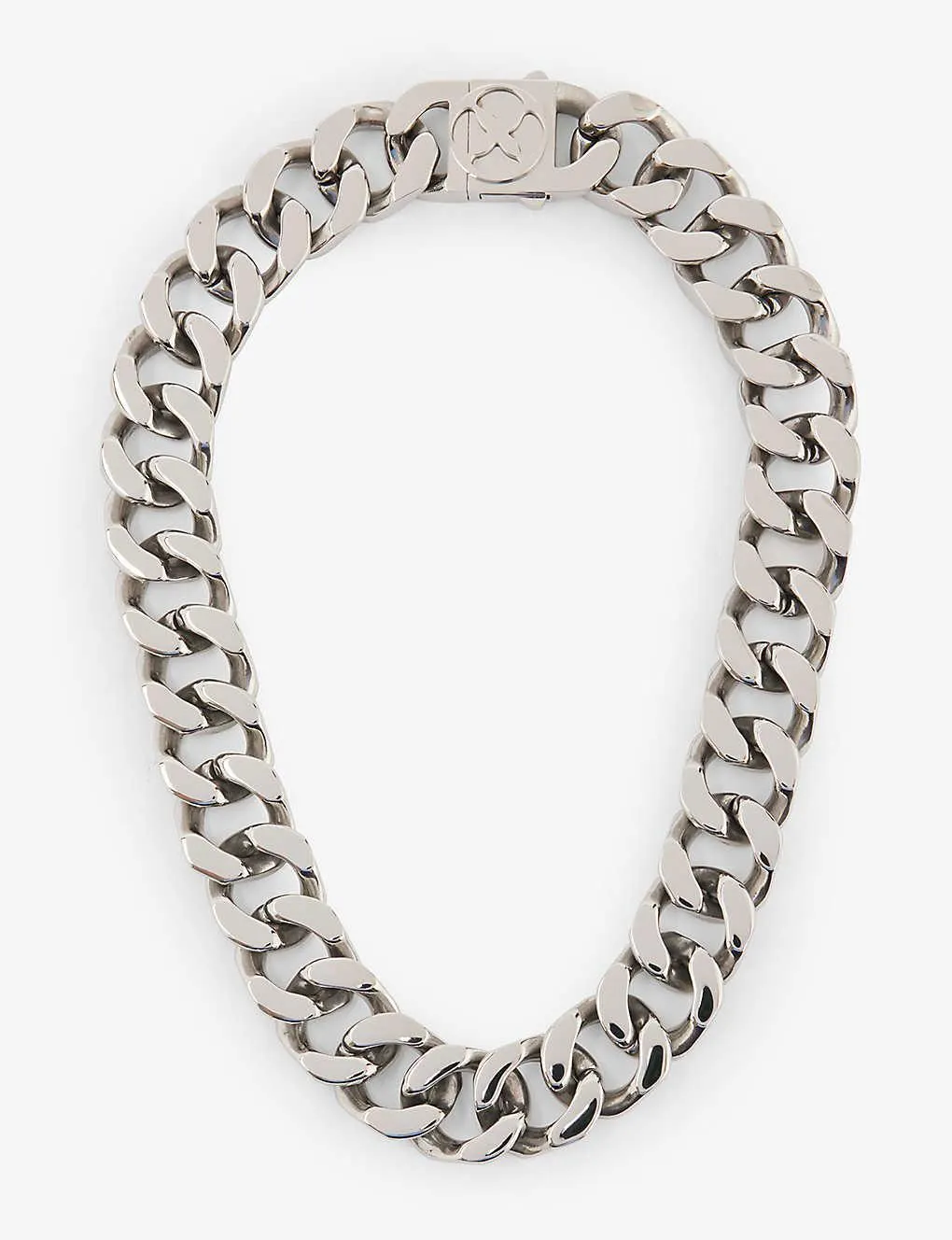 Riot recycled stainless-steel necklace