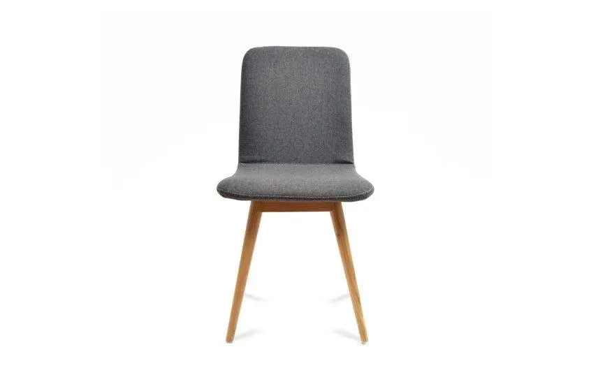 Ena Chair in Oak & Grey Felt