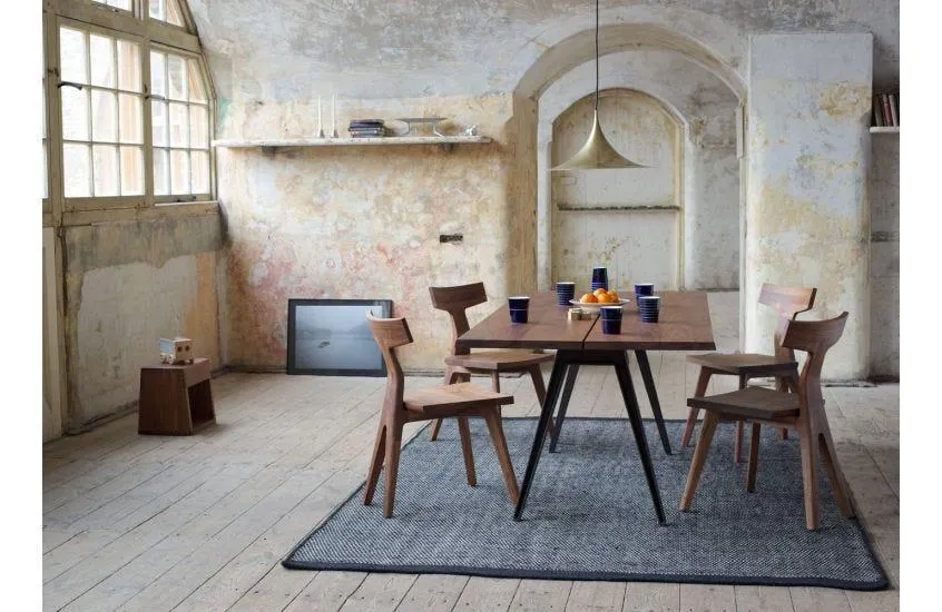 Welles Large Dining Table Danish Oiled Walnut