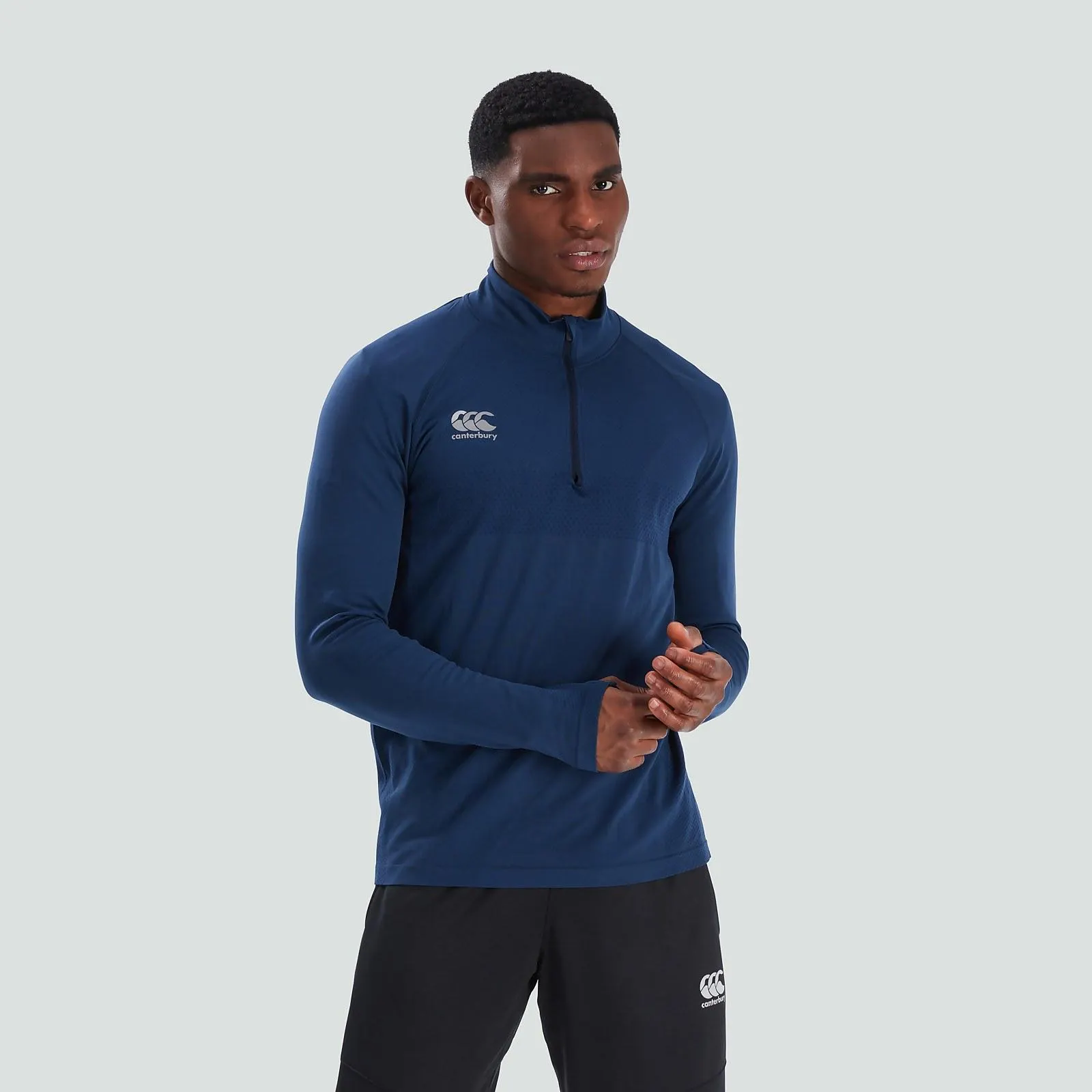 MENS SEAMLESS 1ST LAYER NAVY