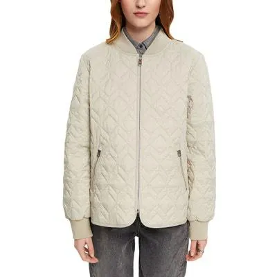 Quilted Zip-Up Jacket