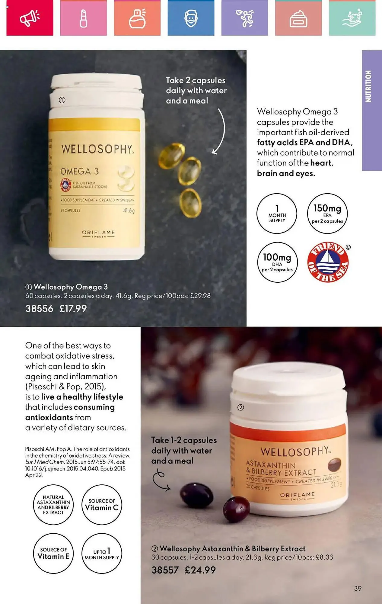 Oriflame leaflet from 3 January to 22 January 2025 - Catalogue Page 39