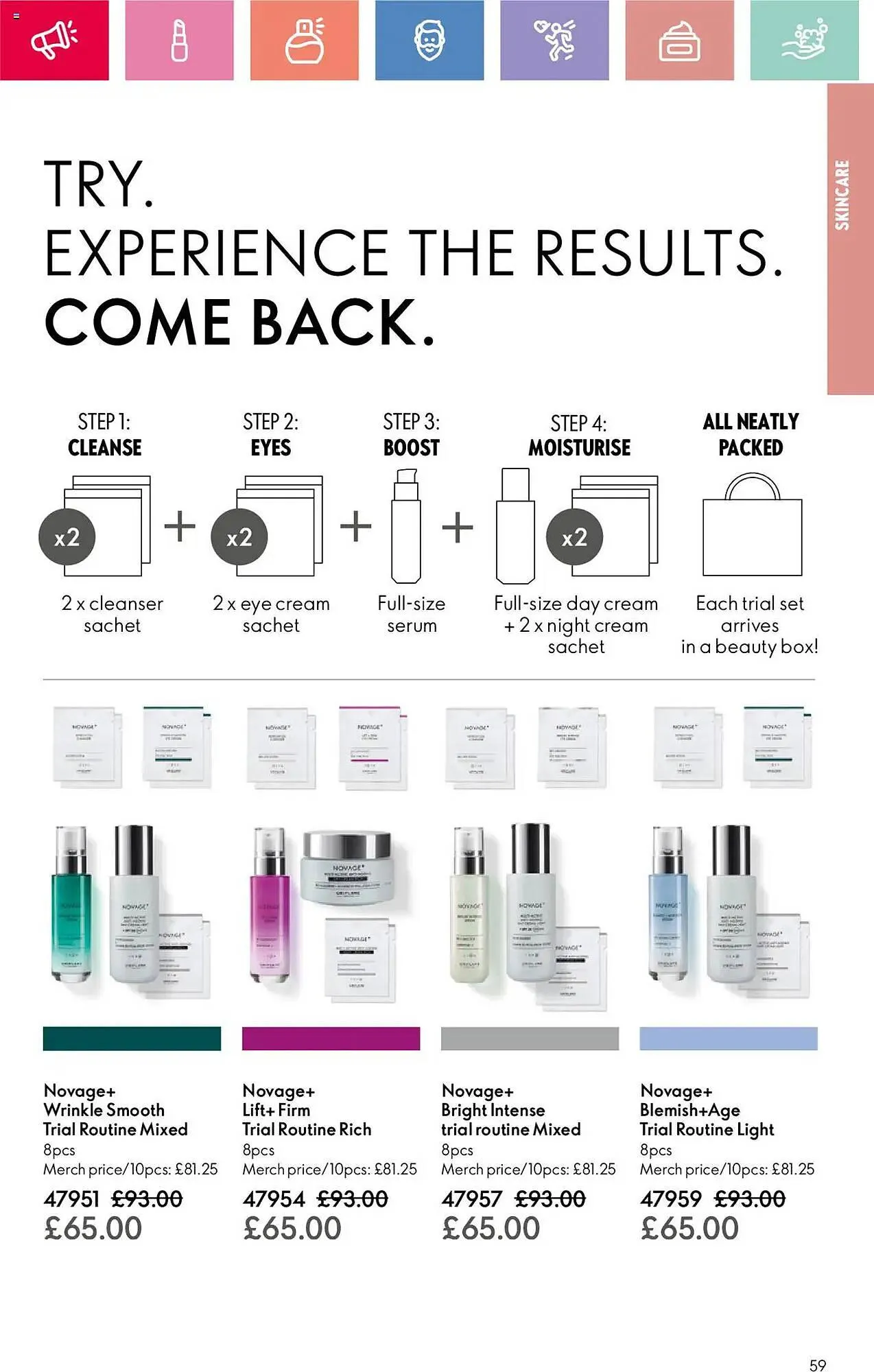 Oriflame leaflet from 3 January to 22 January 2025 - Catalogue Page 59