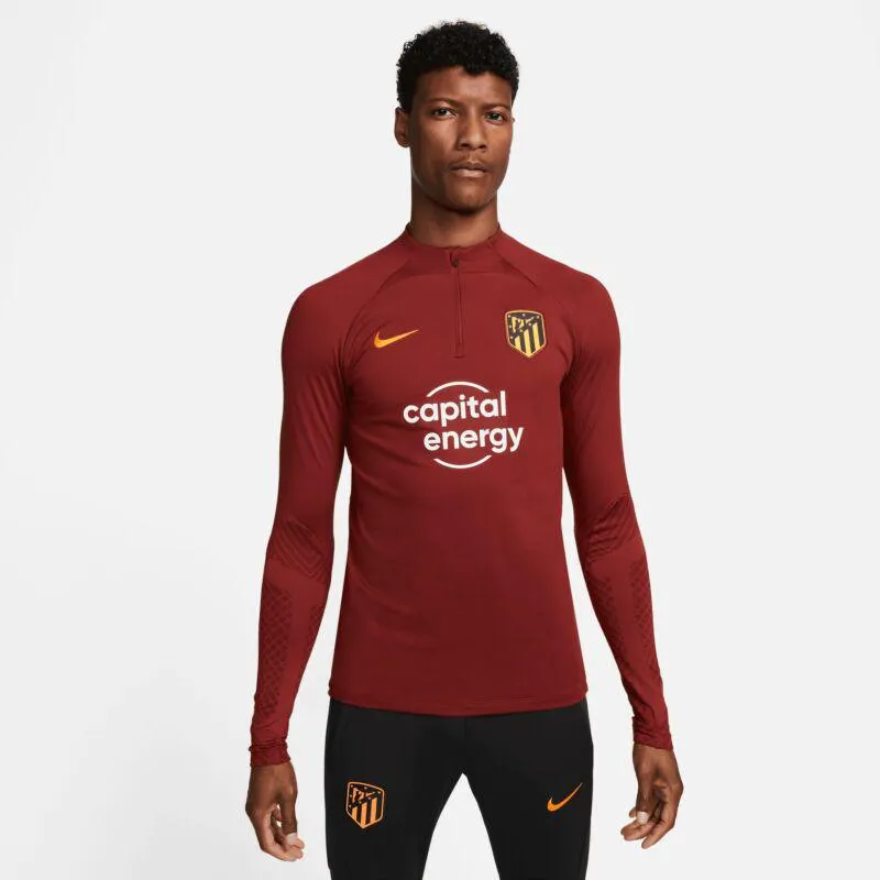 Nike Atletico Madrid Dri-fit 1/4 Zip L/S Strike Drill Top - Maroon 2022-2023