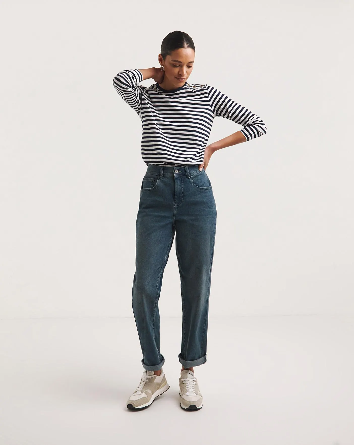 24/7 Vintage Indigo Boyfriend Jeans made with Organic Cotton