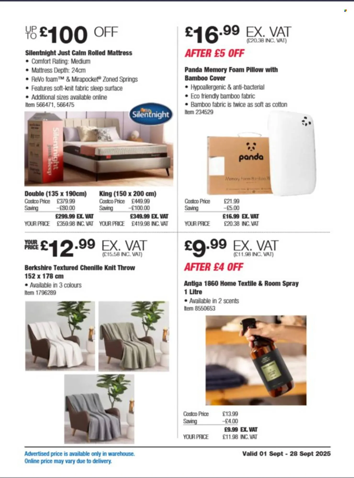 Costco leaflet from 1 September to 28 September 2025 - Catalogue Page 9