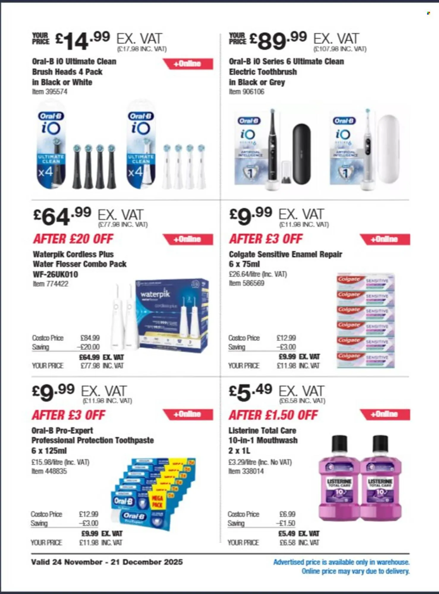 Costco leaflet from 24 November to 21 December 2025 - Catalogue Page 28