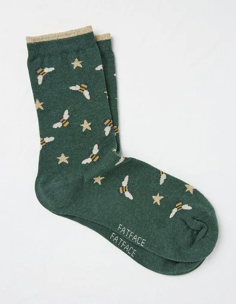 1 Pack Bee Star Socks