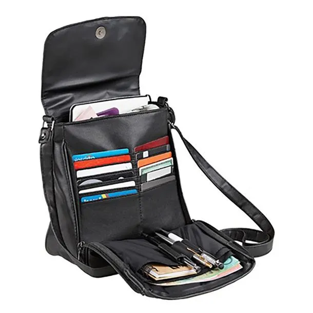 Leather RFID Organiser Bag