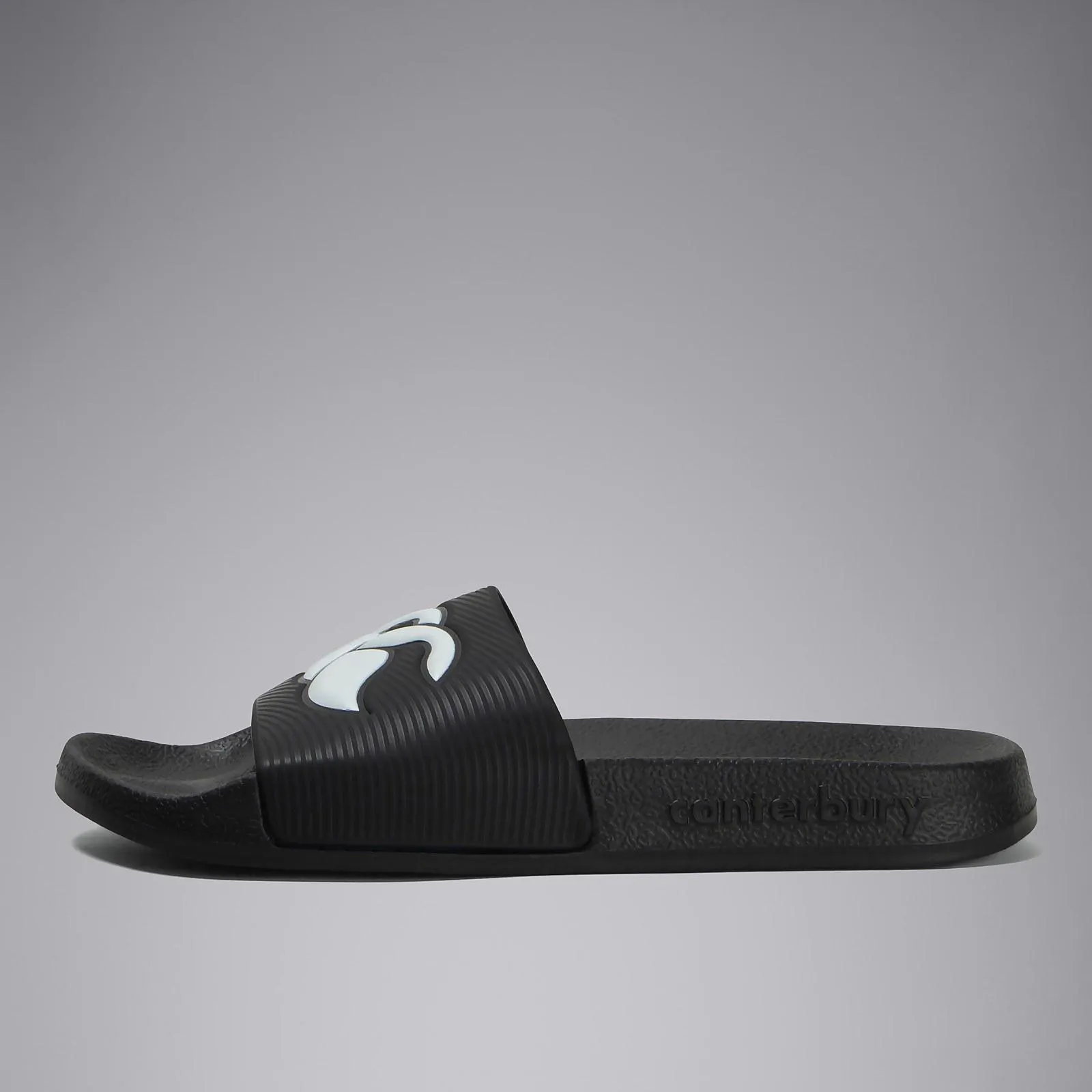 ADULT UNISEX WIDE FIT SLIDE BLACK/WHITE