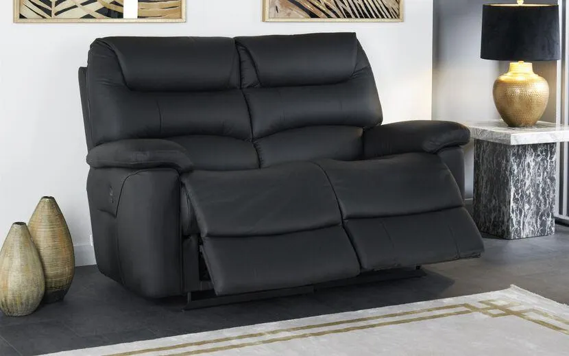La-Z-Boy Staten Leather 2 Seater Power Recliner Sofa