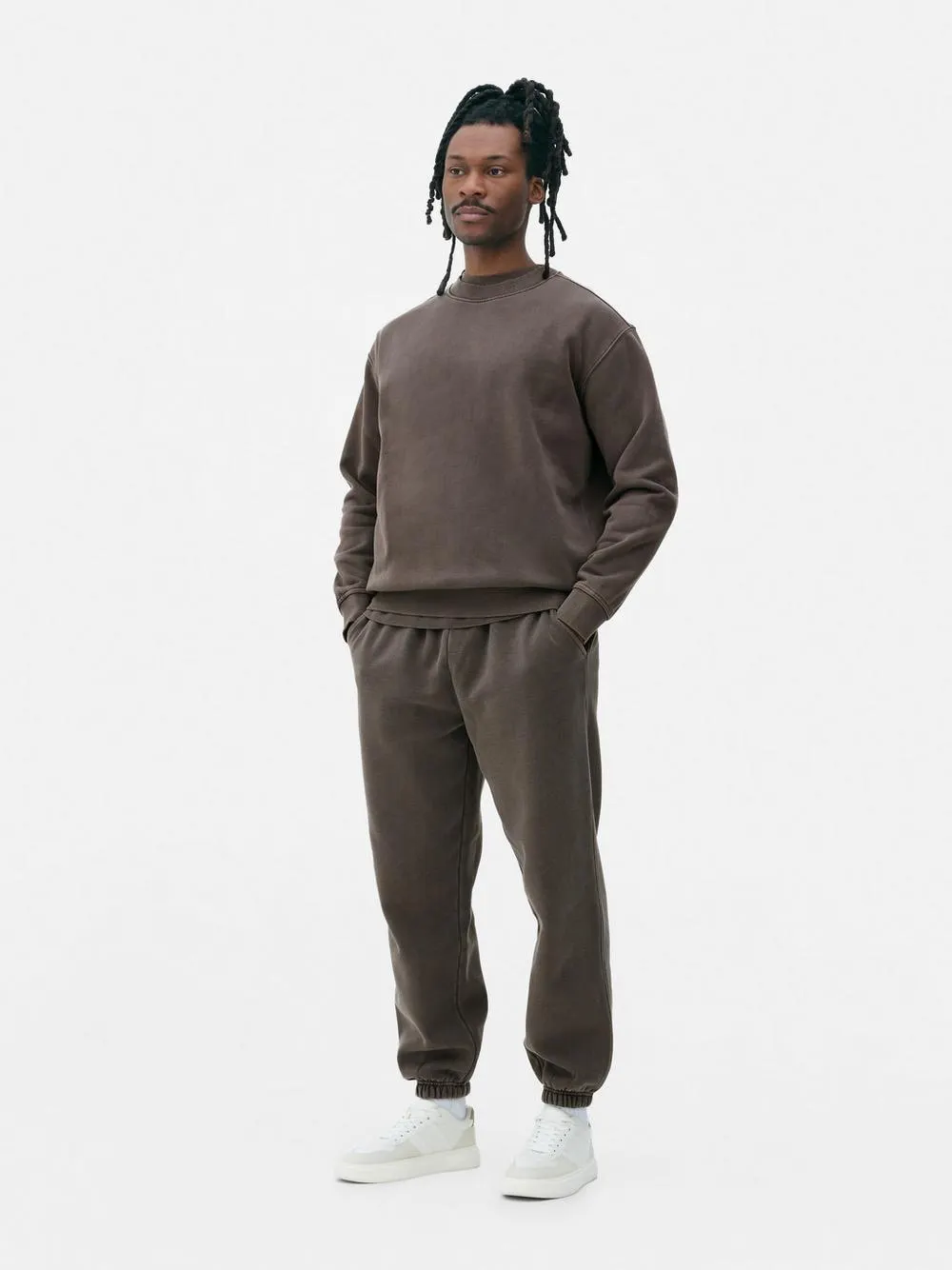 Washed Crew Neck Sweatshirt