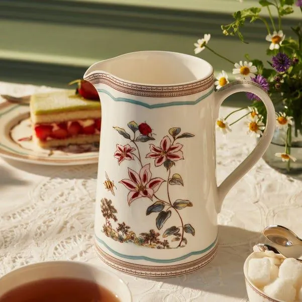 Fortnum's Wild Garden 2 Pint Farmhouse Jug
