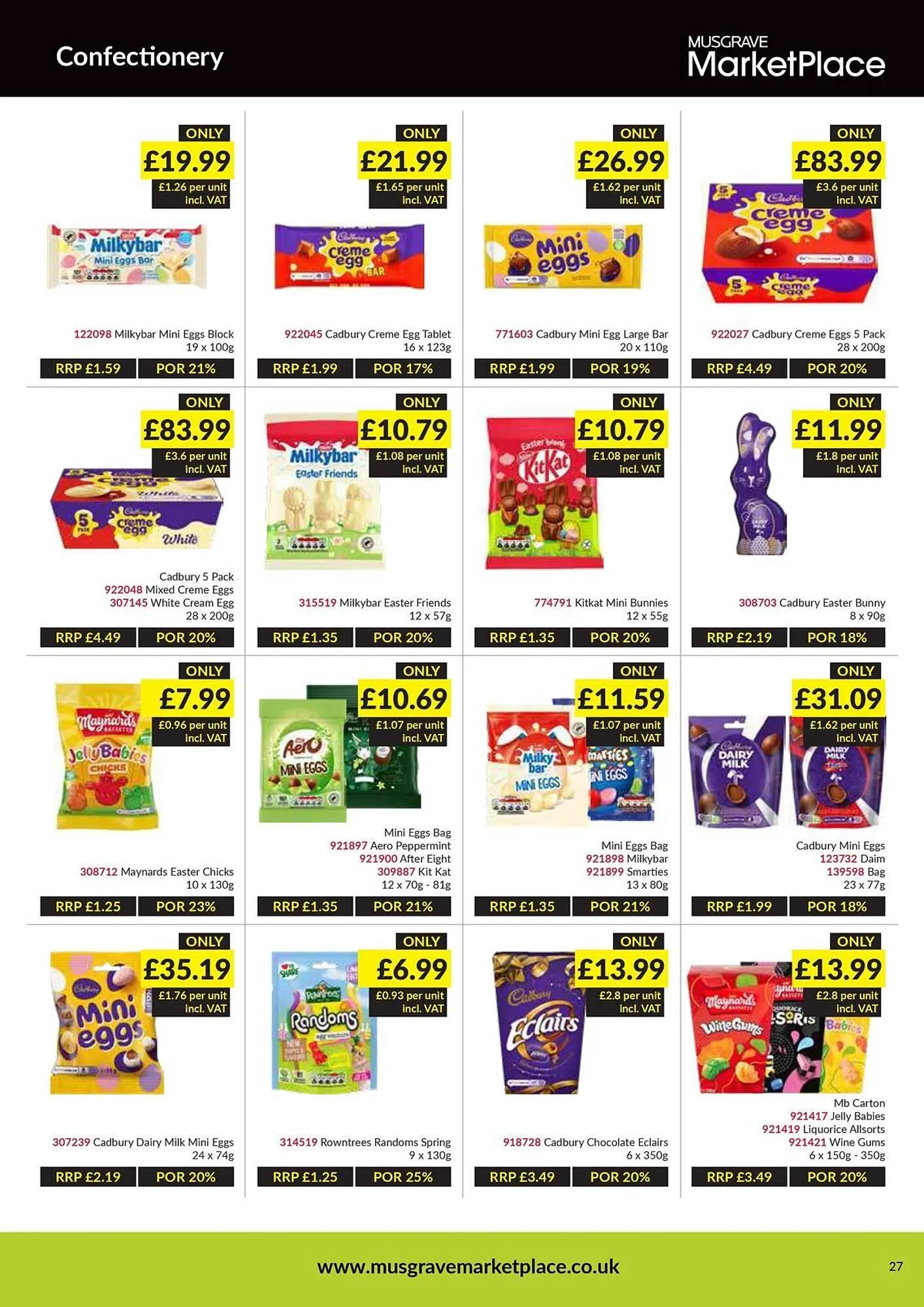 Musgrave MarketPlace leaflet from 16 February to 8 March 2026 - Catalogue Page 27