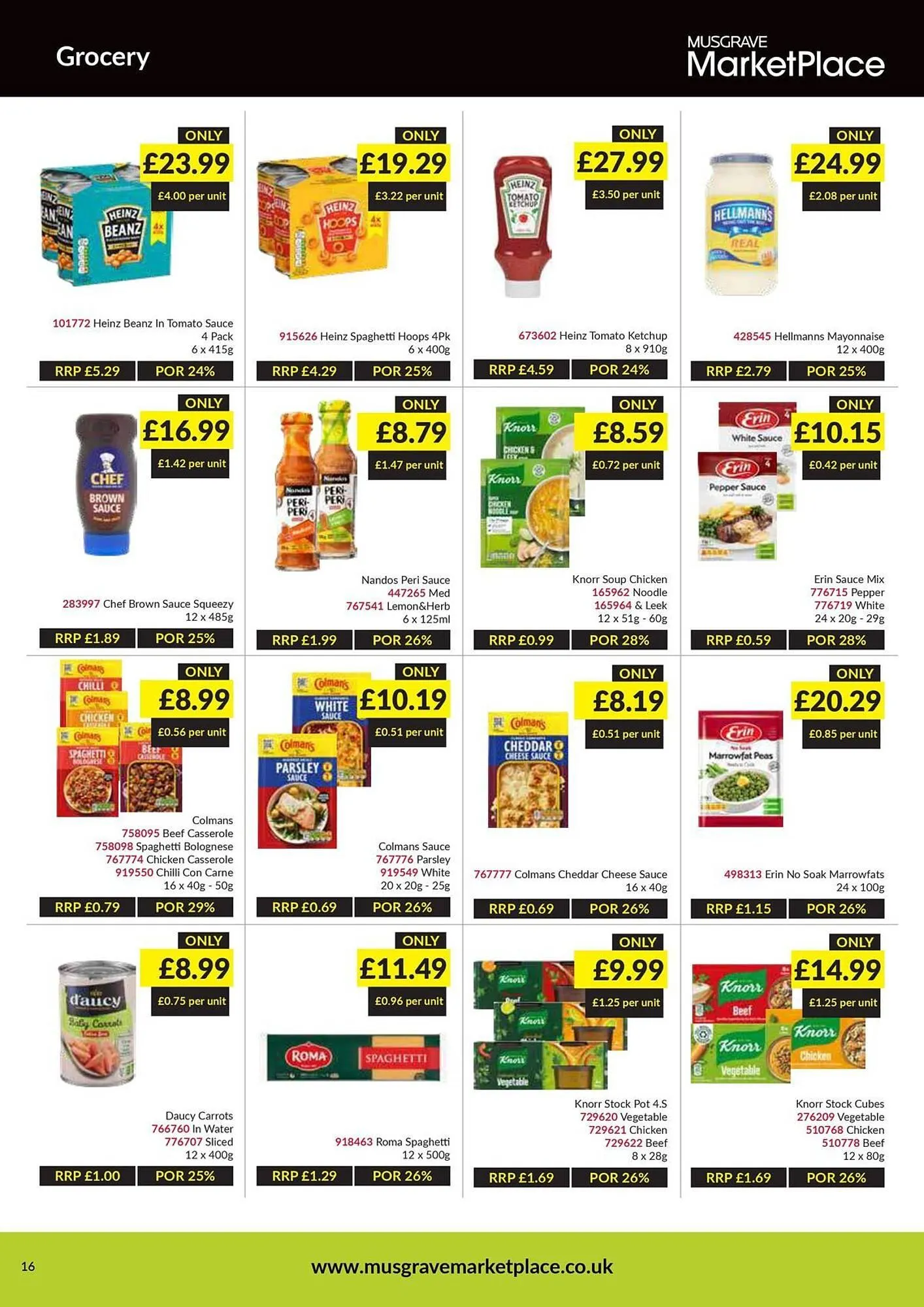 Musgrave MarketPlace leaflet from 16 February to 8 March 2026 - Catalogue Page 16