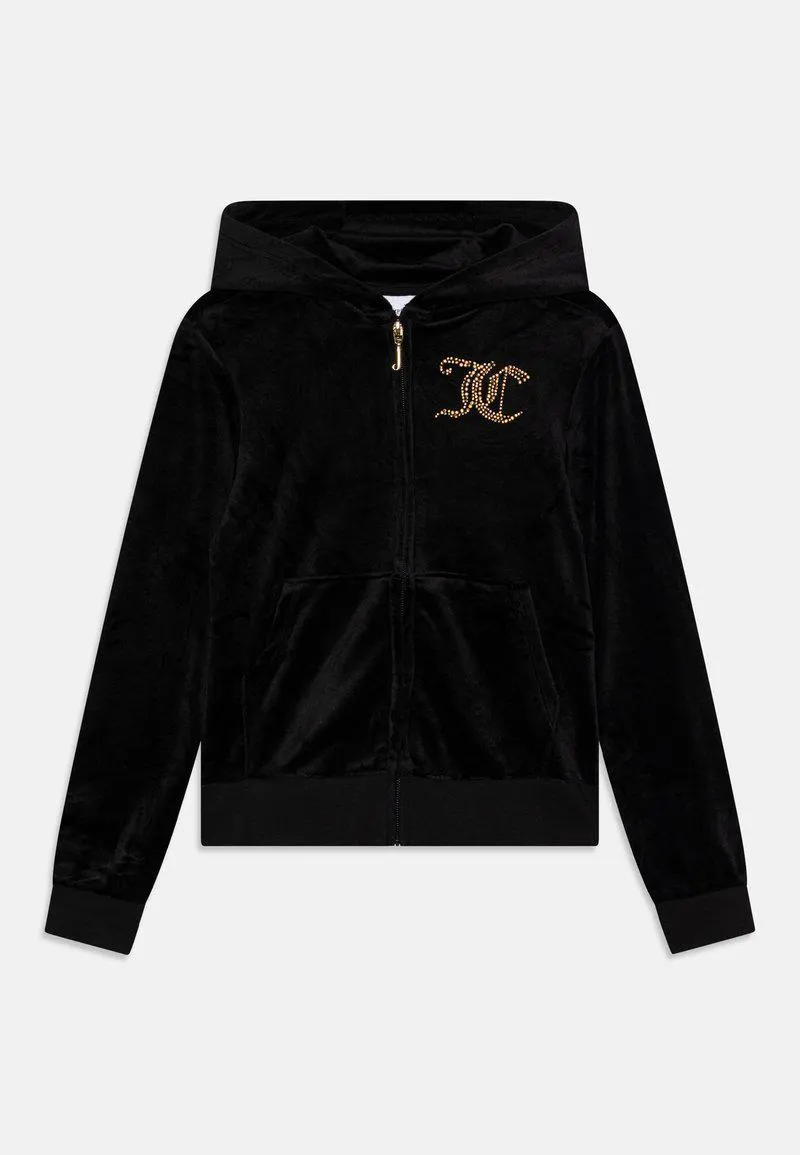 DIAMANTE ZIP THRU HOODIE - Zip-up sweatshirt