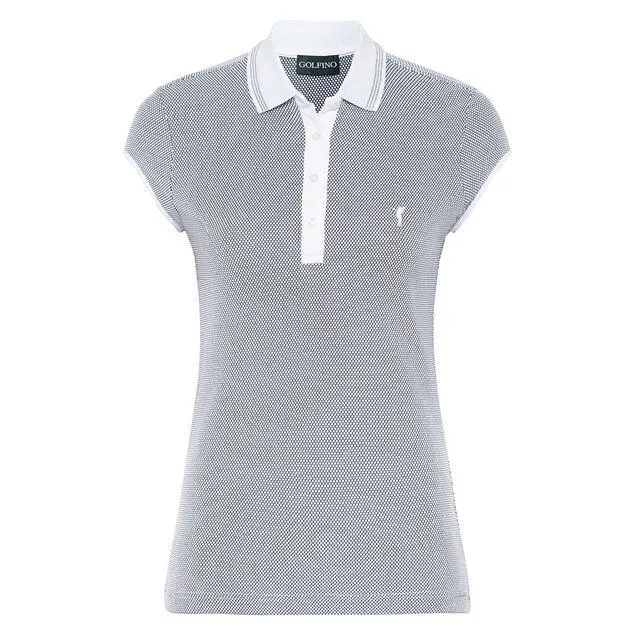 GOLFINO Ladies Mercedes Cap Golf Polo Shirt