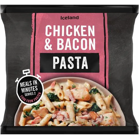 Iceland Chicken & Bacon Pasta 750g