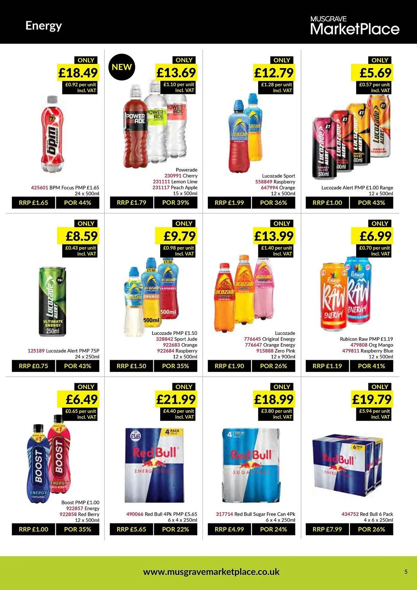 Musgrave MarketPlace leaflet from 27 October to 16 November 2025 - Catalogue Page 5