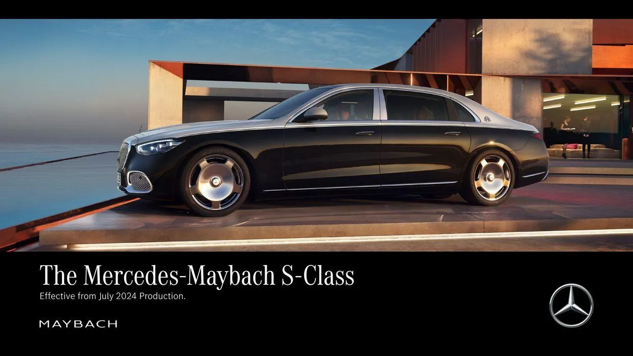 Mercedes-Maybach S-Class from 8 August to 8 August 2025 - Catalogue Page 1