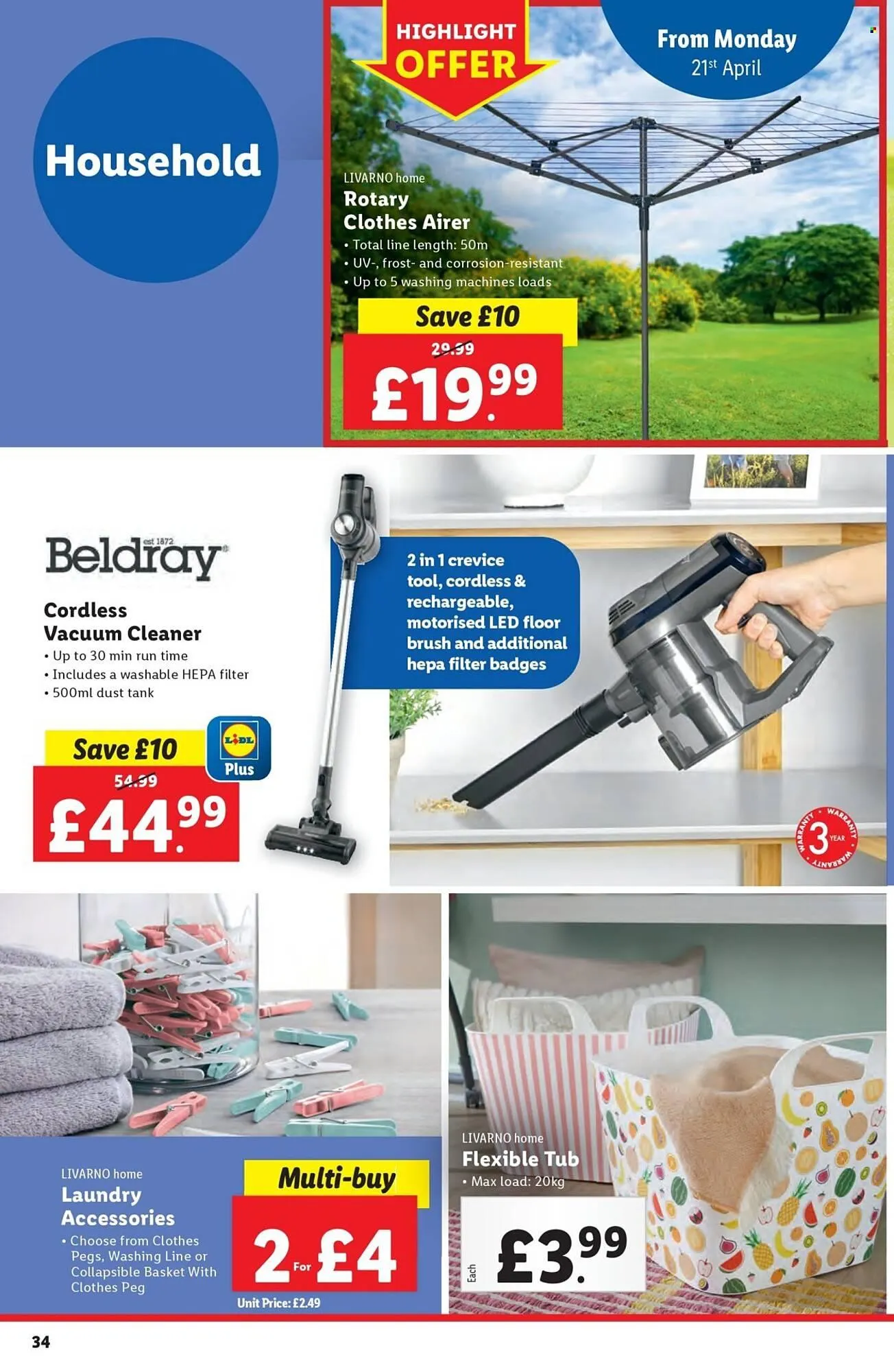 Lidl leaflet from 17 April to 23 April 2025 - Catalogue Page 34