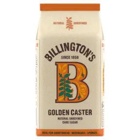 Billington's Golden Caster Natural Unrefined Cane Sugar
