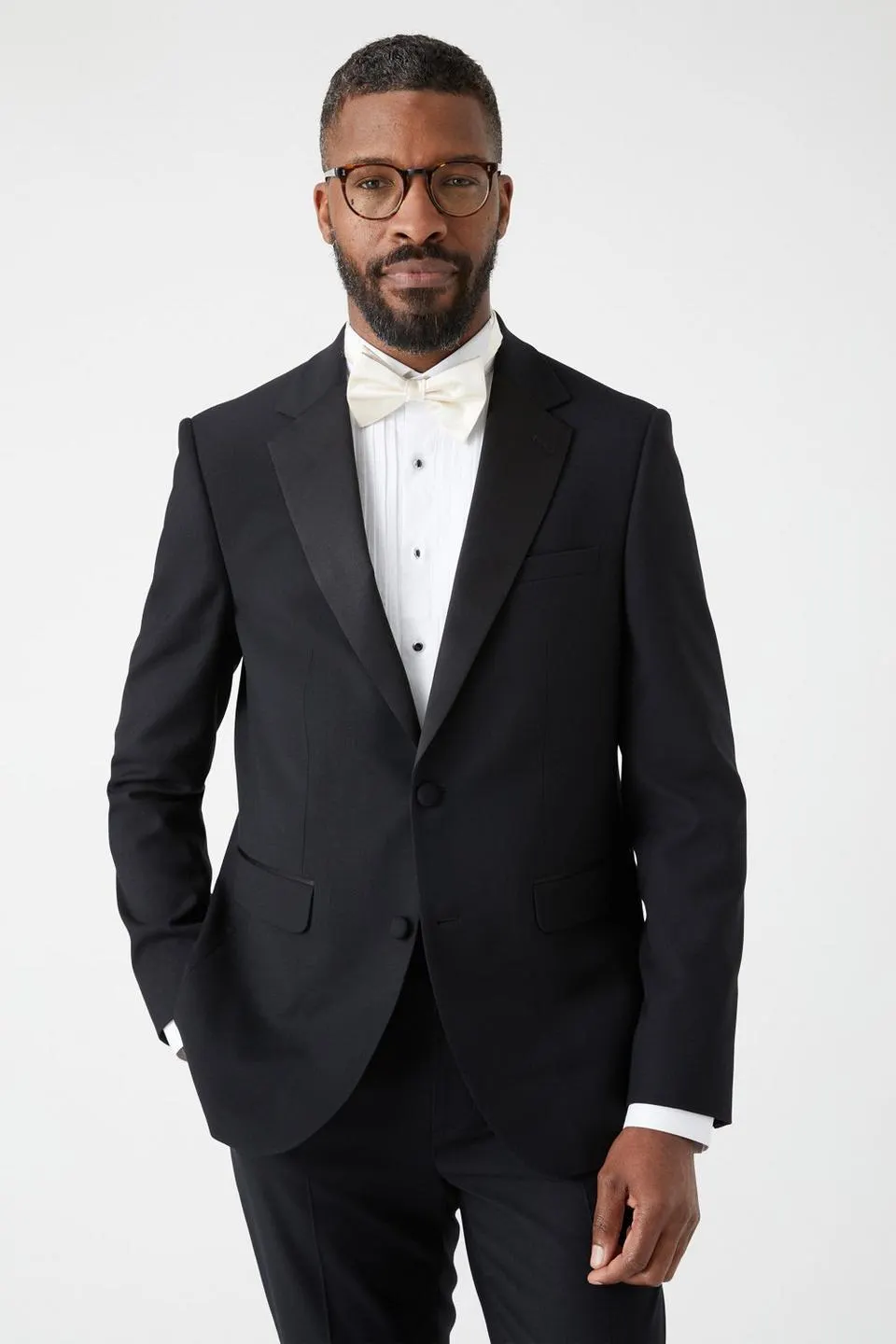 Slim Fit Black Tuxedo Suit Jacket