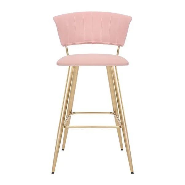 Kendall Bar Stool, Velvet