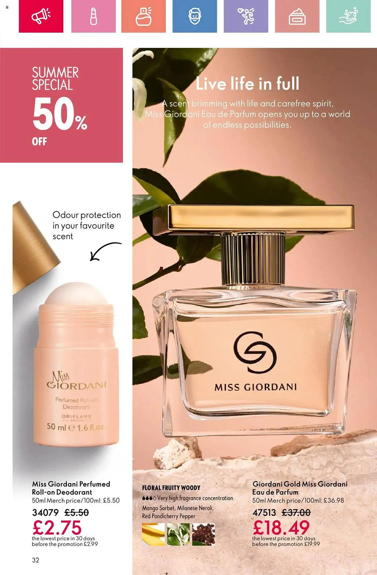 Oriflame leaflet from 19 June to 9 July 2025 - Catalogue Page 32