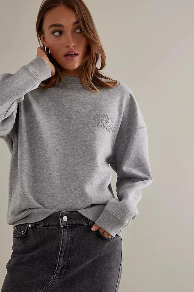Selected Femme Mala-Joelle Melange Sweatshirt
