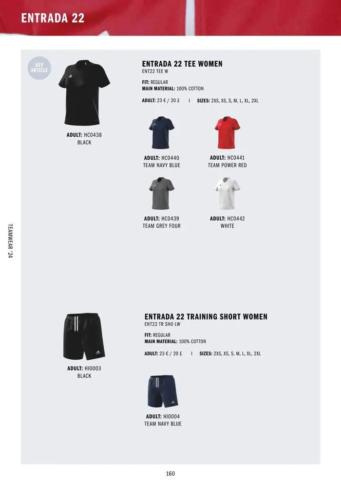 Adidas Teamwear 2024 from 11 March to 31 December 2024 - Catalogue Page 160