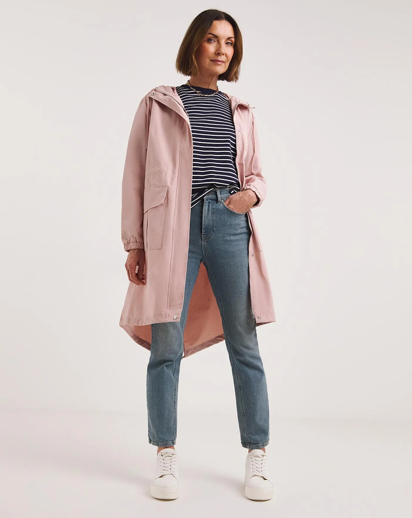 Pink Shower Resist Parka