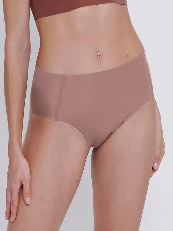 ZERO Feel 2.0 High Waist Briefs - Cacao Brown