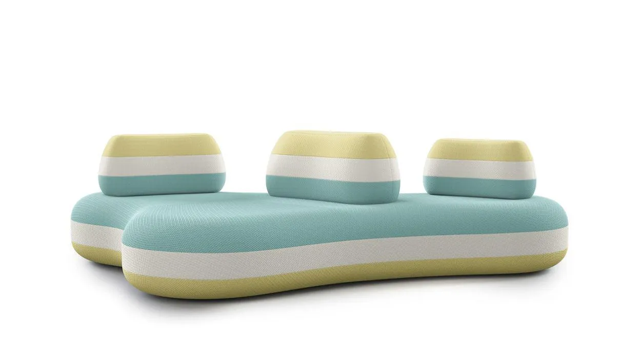 BOMBOM OUTDOOR 5-seat armless sofa