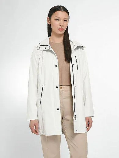 Parka with stand-up collar