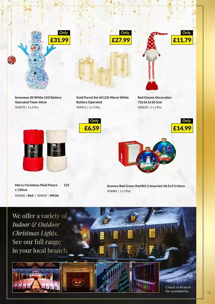 CHRISTMAS HAMPERS & GIFTS from 31 October to 14 November 2024 - Catalogue Page 13