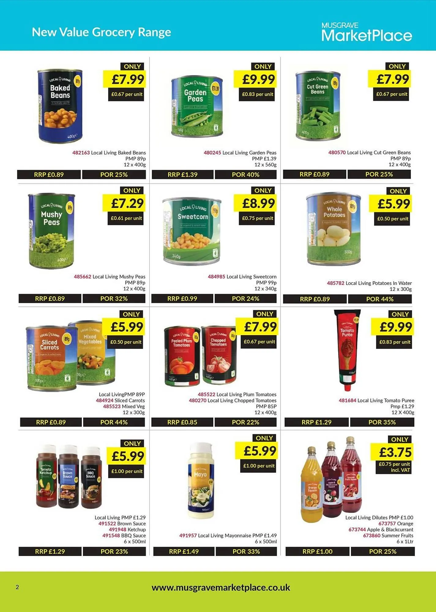 Musgrave MarketPlace leaflet from 25 August to 14 September 2025 - Catalogue Page 2