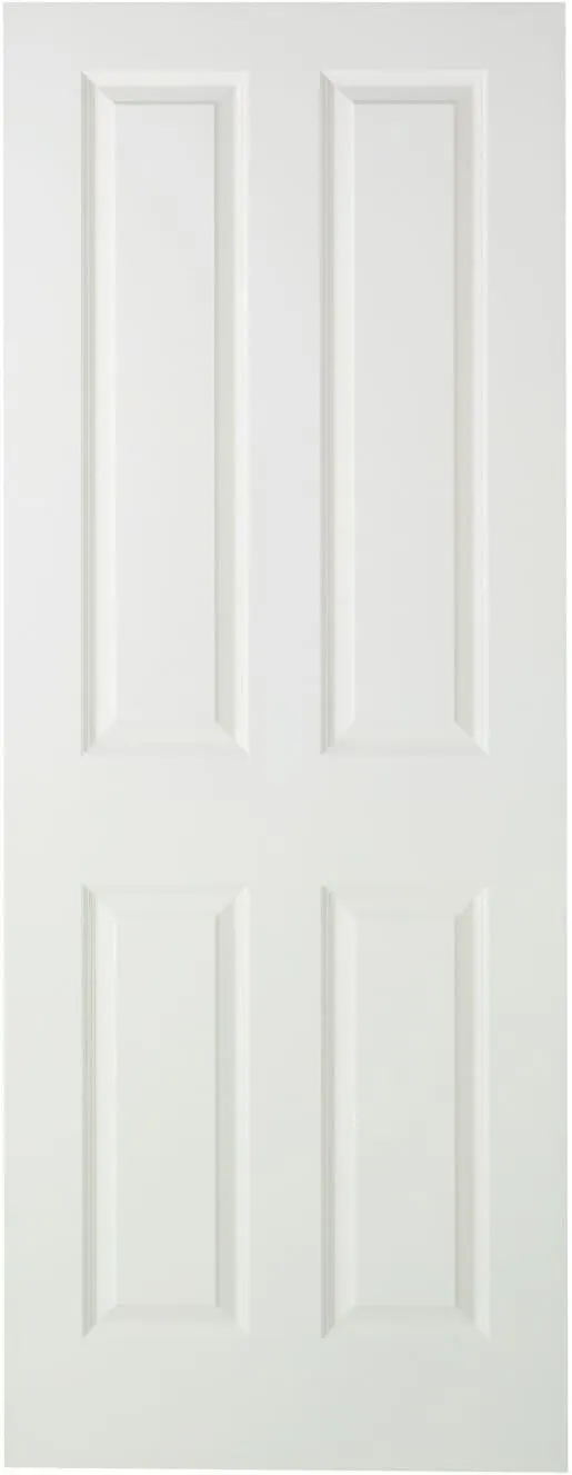 Wickes Chester White Smooth Moulded 4 Panel Internal Door - 1981 x 762mm