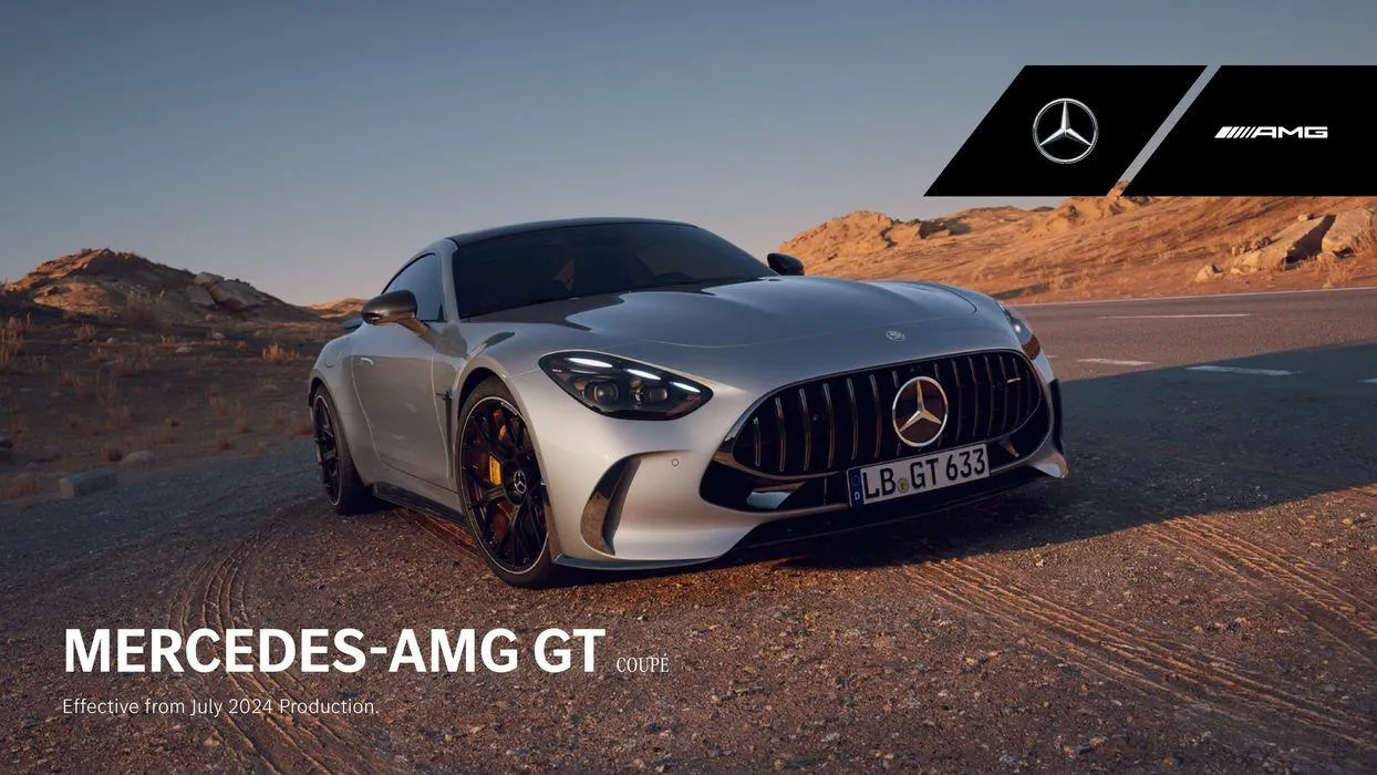 Mercedes-AMG GT Coupé from 10 August to 10 August 2025 - Catalogue Page 1