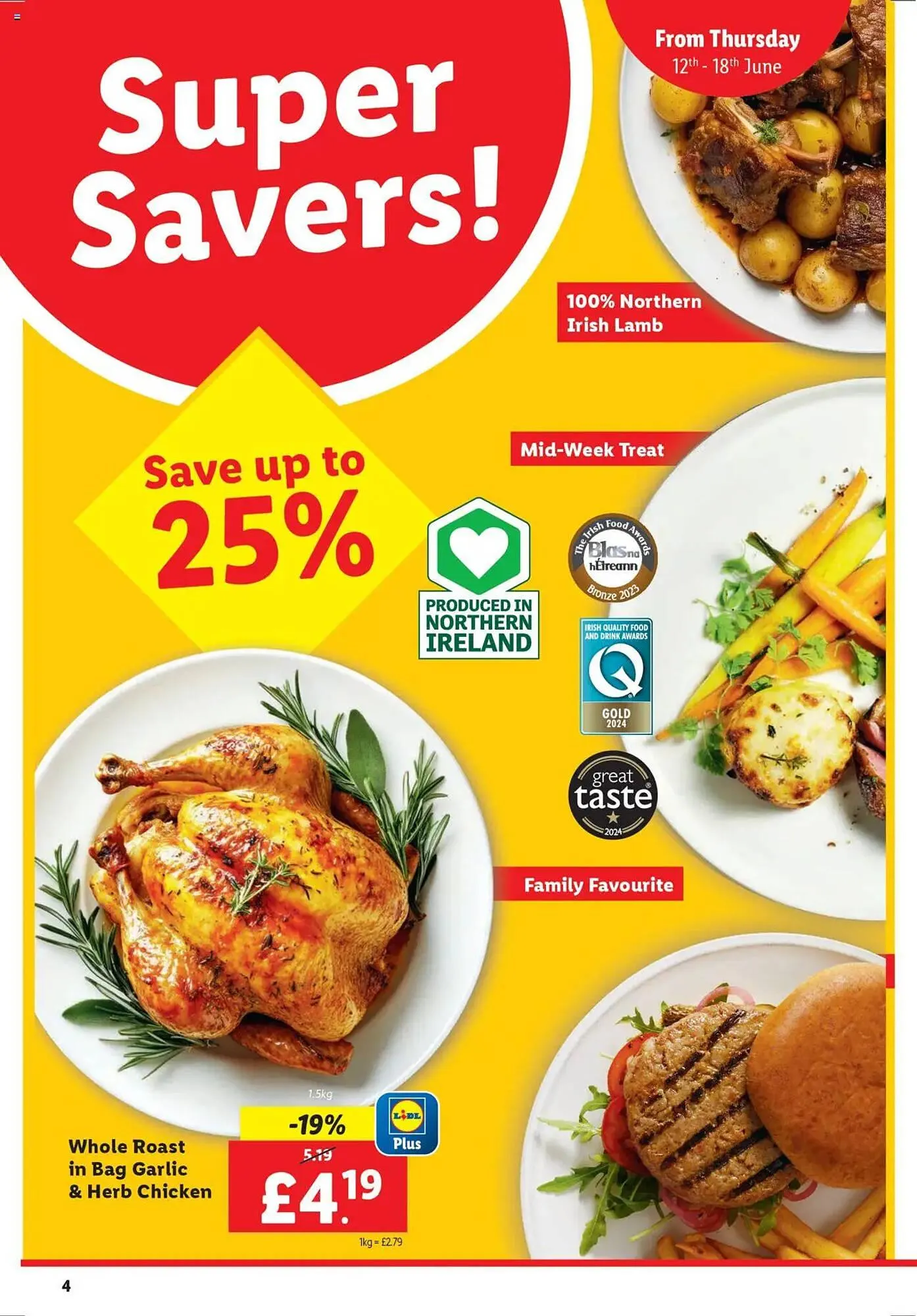 Lidl leaflet from 12 June to 18 June 2025 - Catalogue Page 4